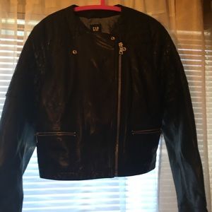 Gap leather jacket
